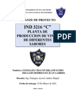 Avance Proyecto Ind 3216 Gonzales y Delgado