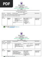 Republic of The Philippines Department of Education Region Vii Schools Division of Negros Oriental Dauin District