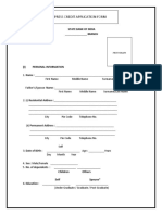 Xpress Credit Application Form