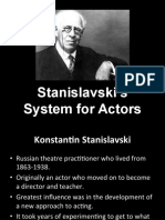 The Stanislavski System For Actors