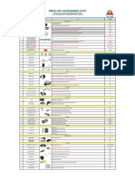 Price List Accessories CCTV: Contact Us at (021) 6000777, 0818810105 (PIN BB MEDUSA)