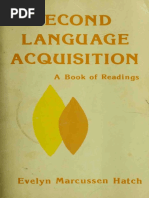 Second Language Acquisition