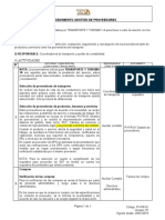 PV-PR-01 Procedimiento Gestión de Proveedores V6