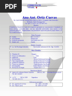 Ana Ortiz Curriculum Vitae