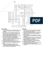 Crucigrama Filosófico 25: Horizontales Verticales