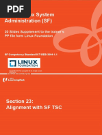 NICF - Linux System Administration (SF) : 20 Slides Supplement To The Trainer's PP File Form Linux Foundation