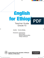 English For Ethiopia: Teacher Guide Grade 10