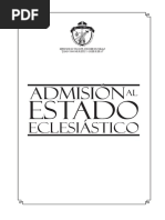 Admision Al Estado Eclesiastico-1