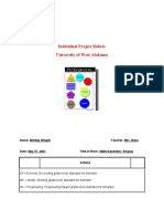 Individual Project Rubric