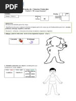 Prueba U1 Cuerpo Humano 2°