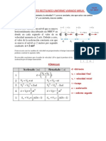 Movimiento Rectilineo Unifirme Variado