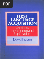 (David Ingram) First Language Acquisition Method