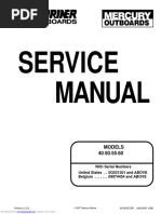 Service Manual: Models 40 50 55 60