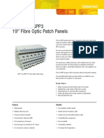 3M Fibre Optic Patch Panels