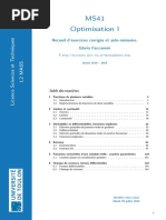 Optimisation Important MS41 - L2MASS