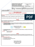 Centro Educativo "El Grillote" Preescolar Y Primaria: Tema: Género Lírico Poemas, Coplas, Trabalenguas Y Caligramas