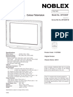 Noblex: SERVICE MANUAL Colour Television