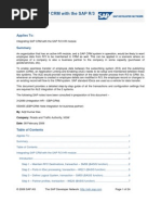 Integrating SAP CRM With The SAP R3 HR Module