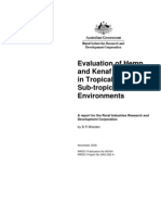 Evaluation of Hemp and Kenaf Varieties in Tropical and Sub-Tropical Environments