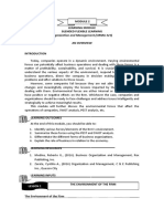 MODULE 2. THE FIRM AND ITS ENVIRONMENT (Organization and Management)