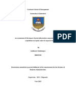 Mudzingwa An Assessment of The Impact of Post Dollarisation Corporate Mergers and Acquisitions On Equity Value