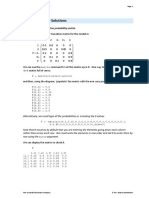 CS2 B Chapter 2 - Markov Chains - Solutions