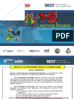 Learning Models: Original Material by Dr. Mike Rapatan and Dr. Jade O. Alberto