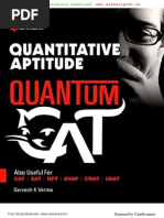 Quantitative Aptitude by SARVESH VERMA