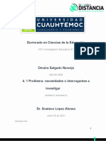 4.1 Problema Necesidades o Interrogantes A Investigar - Salgado - Omaira