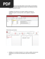 El Rector Del Colegio San Jorge Solicita Disear Una Base de Datos Con El Fin de Llevar