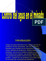 Control de Agua en El Minado