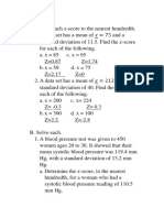 Standard Deviation Activity