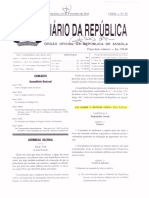 Lei No 12-11 de 16 de Fevereiro 2011. Referente As Transgressoes Administrativas