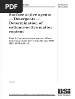 Surface Active Agents - Detergents - Determination of Cationic-Active Matter Content