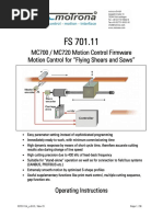 MC700 / MC720 Motion Control Firmware Motion Control For "Flying Shears and Saws"