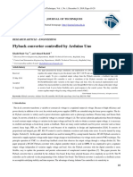 Flyback Converter Controlled by Arduino Uno: Journal of Techniques