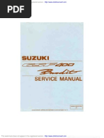 Suzuki GSF 400 Bandit GK75A 1992 1993 Manual de Reparatie WWW - Manualedereparatie.info