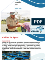 Calidad de Aguas en Biofloc - I