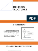 Decision Structures