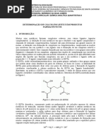 Determinação de Cálcio em Leite e em Produtos Farmacêuticos