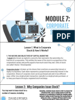 Group 3 Corporate Stocks