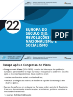 Europa Do Seculo Xix - Revolucoes Liberais, Nacionalismo e Socialismo