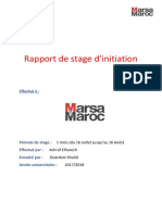 Rapport de Stage MarsaMaroc