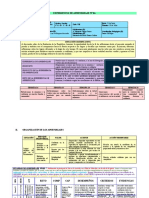 Planificador Experiencia de Aprendizaje 4