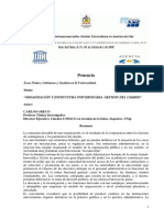 Greco (2005) - Organización y Estructura Universitaria. Gestión Del Cambio