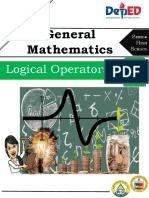 General Mathematics: Logical Operators