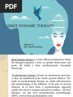 Brief Dynamic Therapy: Fathima P M