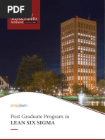 Post Graduate Program in Lean Six Sigma