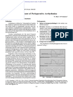 Management of Perioperative Arrhythmias