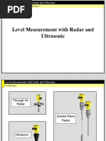 Radar and Ultrasonic Level Measurement